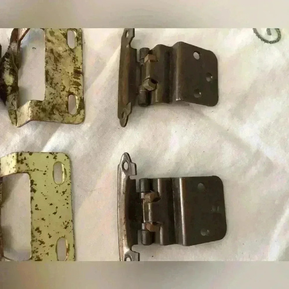 vtg lot of 8 door hinges - Picture 3 of 15